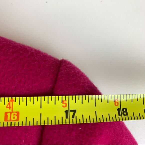 Manelli Melton Cloth Felt Pink Pea Coat size 12 - Picture 12 of 14